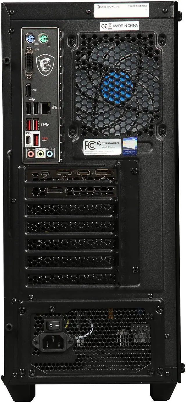 Alt view image 4 of 9 - CyberpowerPC Gaming Desktop Gamer Xtreme C780T Intel Core i7-8700 16GB DDR4 2TB HDD 16 GB Optane Memory GeForce RTX 2070 Windows 10 Home 64-Bit