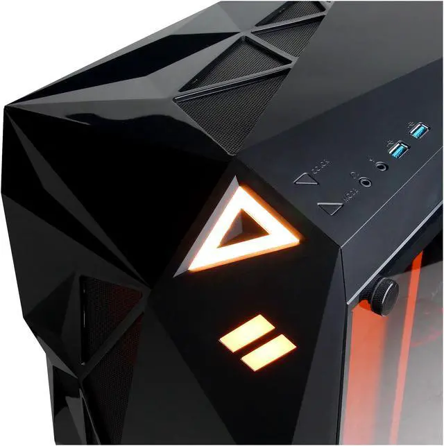 Alt view image 6 of 6 - CyberpowerPC Gaming Desktop Syber Forti G9 EX Intel Core i9-9900K 32GB DDR4 3TB HDD 1TB SSD GeForce RTX 2080 Ti Windows 10 Home 64-bit