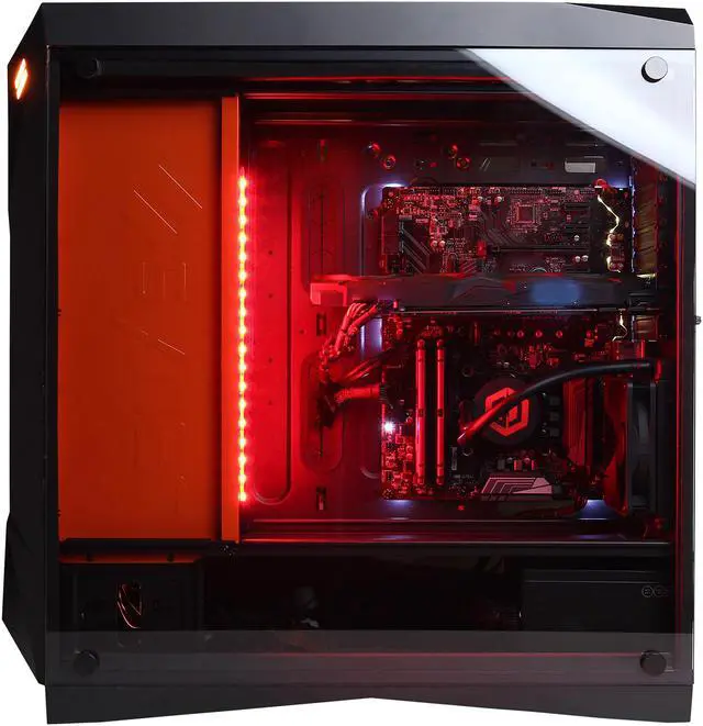 Alt view image 4 of 6 - CyberpowerPC Gaming Desktop Syber Forti G9 EX Intel Core i9-9900K 32GB DDR4 3TB HDD 1TB SSD GeForce RTX 2080 Ti Windows 10 Home 64-bit