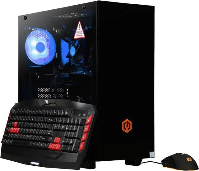 Main image of CyberpowerPC Gaming Desktop Gamer Xtreme C766T Intel Core i7-9700K 16GB DDR4 2TB HDD 240GB SSD GeForce RTX 2060 Windows 10 Home 64-bit