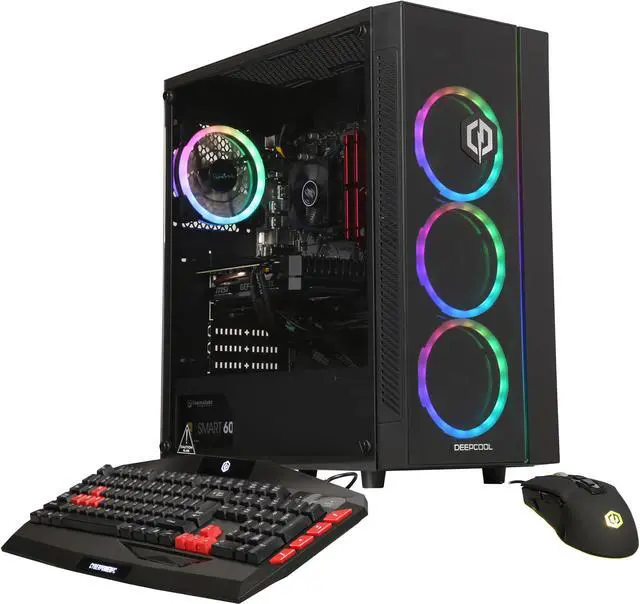 Main image of CyberpowerPC Gaming Desktop Gamer Master 2365X AMD Ryzen 3 2300X 16GB DDR4 1TB HDD 240GB SSD GeForce GTX 1660 Windows 10 Home 64-bit