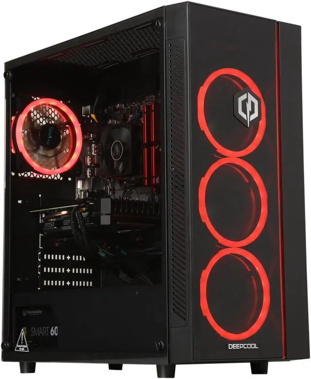 Alt view image 4 of 16 - CyberpowerPC Gaming Desktop Gamer Master 2365X AMD Ryzen 3 2300X 16GB DDR4 1TB HDD 240GB SSD GeForce GTX 1660 Windows 10 Home 64-bit
