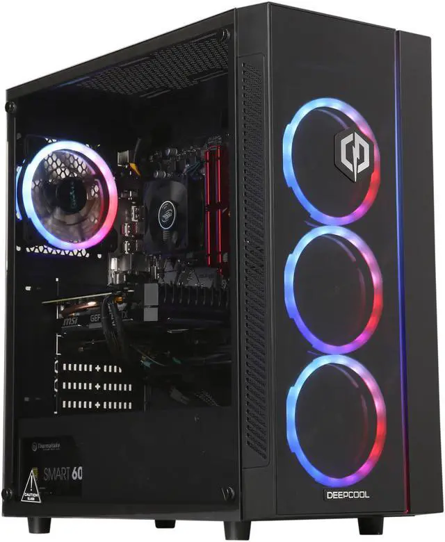 Alt view image 7 of 16 - CyberpowerPC Gaming Desktop Gamer Master 2365X AMD Ryzen 3 2300X 16GB DDR4 1TB HDD 240GB SSD GeForce GTX 1660 Windows 10 Home 64-bit