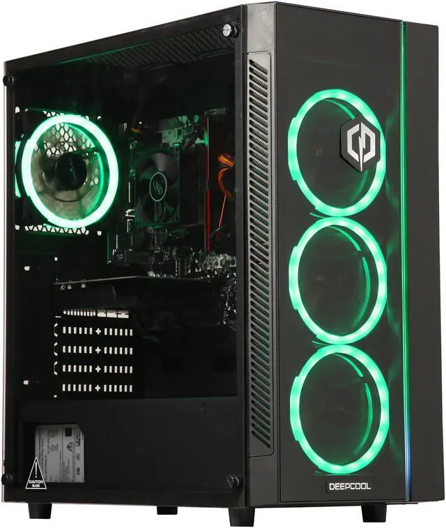 Alt view image 2 of 14 - CyberpowerPC Gaming Desktop Gamer Master 2382 AMD Ryzen 3 2300X 8GB DDR4 1TB HDD AMD Radeon R7 240 Windows 10 Home 64-bit