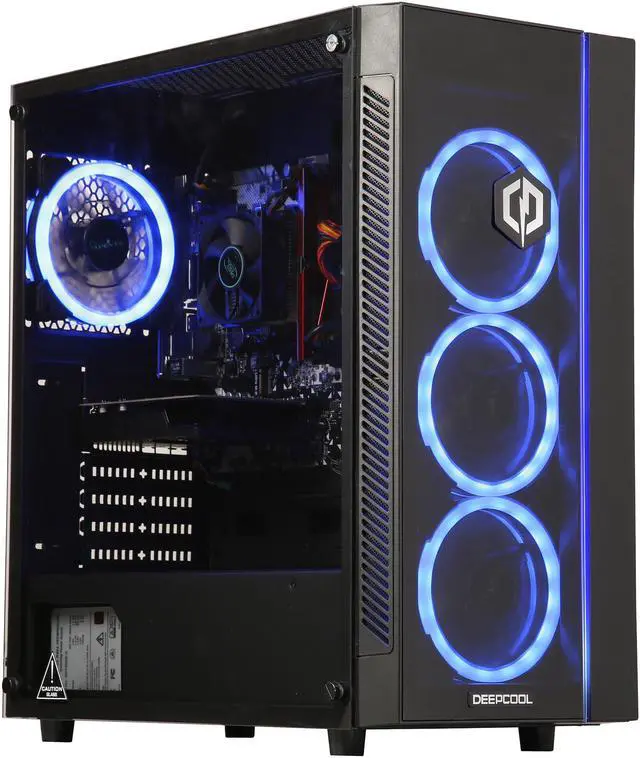 Alt view image 3 of 14 - CyberpowerPC Gaming Desktop Gamer Master 2382 AMD Ryzen 3 2300X 8GB DDR4 1TB HDD AMD Radeon R7 240 Windows 10 Home 64-bit