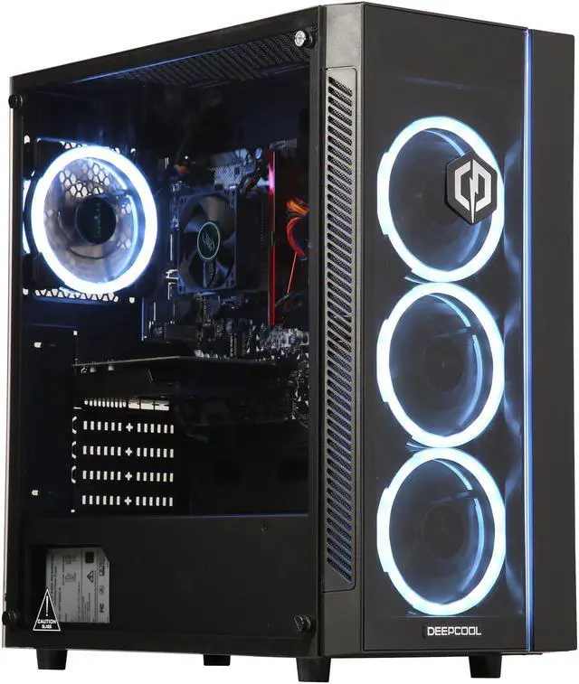 Alt view image 4 of 14 - CyberpowerPC Gaming Desktop Gamer Master 2382 AMD Ryzen 3 2300X 8GB DDR4 1TB HDD AMD Radeon R7 240 Windows 10 Home 64-bit