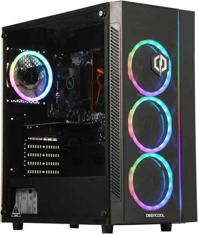 Alt view image 5 of 14 - CyberpowerPC Gaming Desktop Gamer Master 2382 AMD Ryzen 3 2300X 8GB DDR4 1TB HDD AMD Radeon R7 240 Windows 10 Home 64-bit