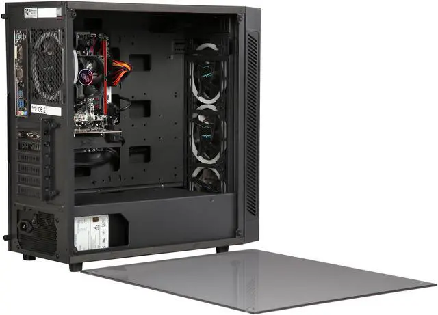 Alt view image 9 of 14 - CyberpowerPC Gaming Desktop Gamer Master 2382 AMD Ryzen 3 2300X 8GB DDR4 1TB HDD AMD Radeon R7 240 Windows 10 Home 64-bit