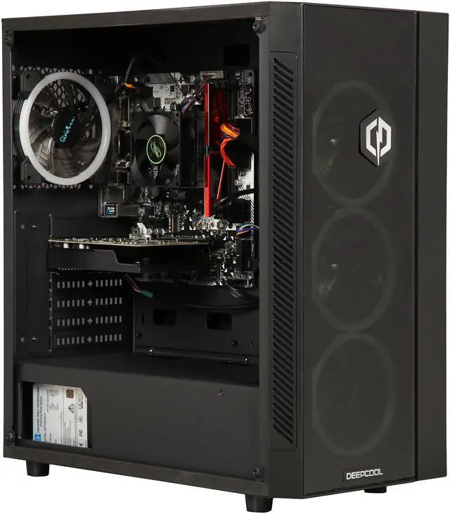 Alt view image 11 of 14 - CyberpowerPC Gaming Desktop Gamer Master 2382 AMD Ryzen 3 2300X 8GB DDR4 1TB HDD AMD Radeon R7 240 Windows 10 Home 64-bit