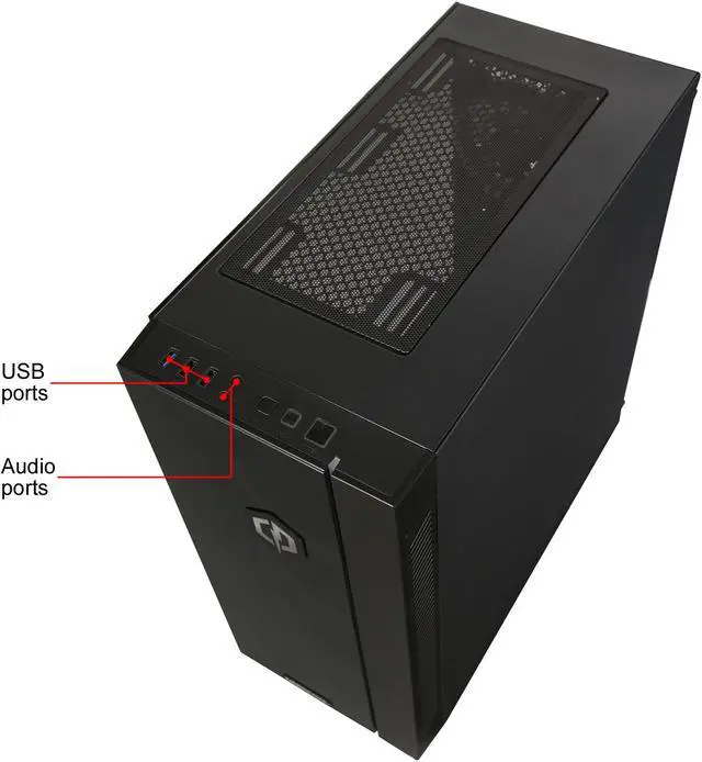 Alt view image 12 of 14 - CyberpowerPC Gaming Desktop Gamer Master 2382 AMD Ryzen 3 2300X 8GB DDR4 1TB HDD AMD Radeon R7 240 Windows 10 Home 64-bit