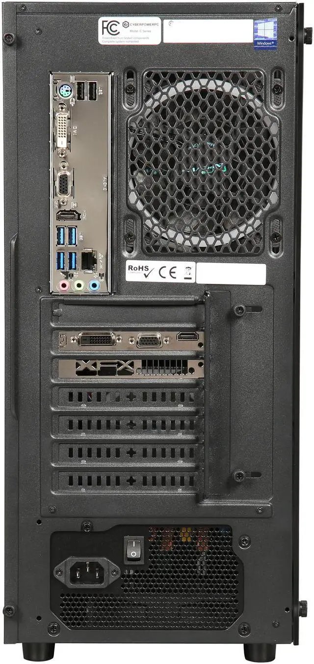 Alt view image 13 of 14 - CyberpowerPC Gaming Desktop Gamer Master 2382 AMD Ryzen 3 2300X 8GB DDR4 1TB HDD AMD Radeon R7 240 Windows 10 Home 64-bit