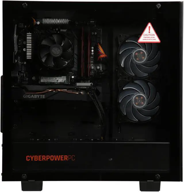 Alt view image 4 of 10 - CYBERPOWERPC Gamer Master (GM3666S) - Gaming Desktop PC - AMD Ryzen 5 3600 (6-Core 3.6 GHz), NVIDIA GeForce RTX 2060 SUPER (8 GB), 16 GB DDR4, 512 GB SSD, AMD B450, Windows 10 Home 64-bit