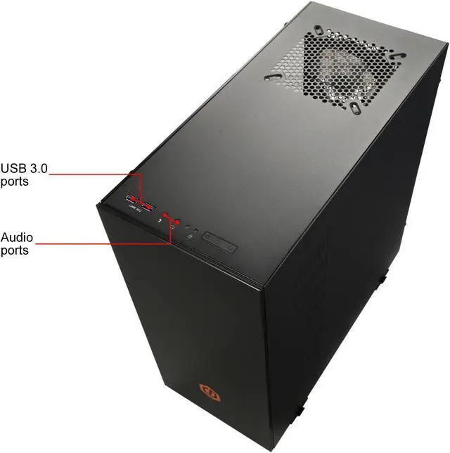 Alt view image 8 of 10 - CYBERPOWERPC Gamer Master (GM3666S) - Gaming Desktop PC - AMD Ryzen 5 3600 (6-Core 3.6 GHz), NVIDIA GeForce RTX 2060 SUPER (8 GB), 16 GB DDR4, 512 GB SSD, AMD B450, Windows 10 Home 64-bit