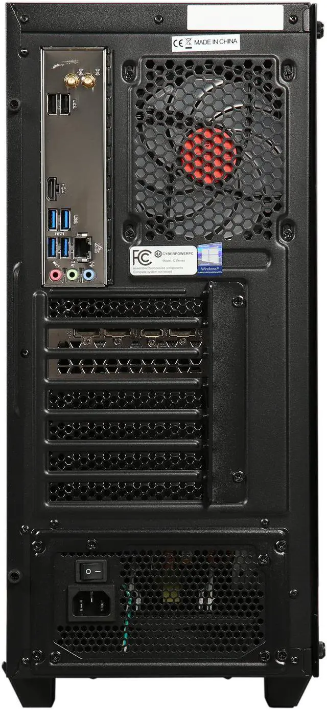 Alt view image 9 of 10 - CYBERPOWERPC Gamer Master (GM3666S) - Gaming Desktop PC - AMD Ryzen 5 3600 (6-Core 3.6 GHz), NVIDIA GeForce RTX 2060 SUPER (8 GB), 16 GB DDR4, 512 GB SSD, AMD B450, Windows 10 Home 64-bit