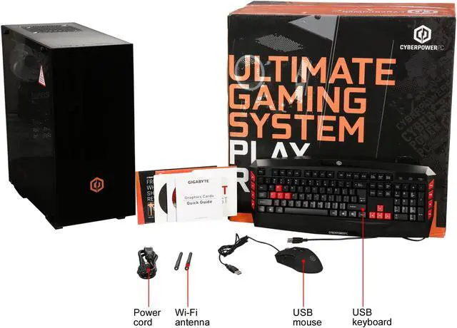 Alt view image 10 of 10 - CYBERPOWERPC Gamer Master (GM3666S) - Gaming Desktop PC - AMD Ryzen 5 3600 (6-Core 3.6 GHz), NVIDIA GeForce RTX 2060 SUPER (8 GB), 16 GB DDR4, 512 GB SSD, AMD B450, Windows 10 Home 64-bit