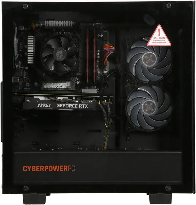 Alt view image 3 of 9 - CYBERPOWERPC Gamer Master (GM3767S) - Gaming Desktop PC - AMD Ryzen 7 3700X (8-Core 3.6 GHz), NVIDIA GeForce RTX 2070 SUPER (8 GB), 16 GB DDR4, 1 TB SSD, AMD B450, Windows 10 Home 64-bit