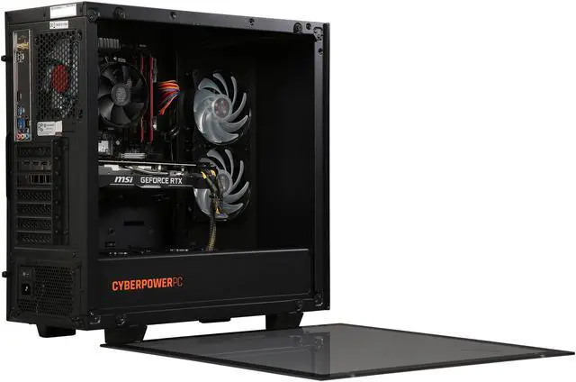 Alt view image 4 of 9 - CYBERPOWERPC Gamer Master (GM3767S) - Gaming Desktop PC - AMD Ryzen 7 3700X (8-Core 3.6 GHz), NVIDIA GeForce RTX 2070 SUPER (8 GB), 16 GB DDR4, 1 TB SSD, AMD B450, Windows 10 Home 64-bit