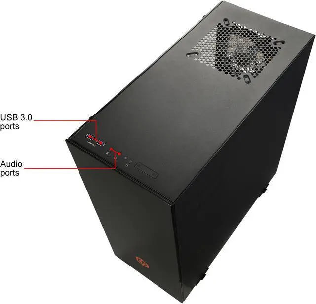 Alt view image 7 of 9 - CYBERPOWERPC Gamer Master (GM3767S) - Gaming Desktop PC - AMD Ryzen 7 3700X (8-Core 3.6 GHz), NVIDIA GeForce RTX 2070 SUPER (8 GB), 16 GB DDR4, 1 TB SSD, AMD B450, Windows 10 Home 64-bit