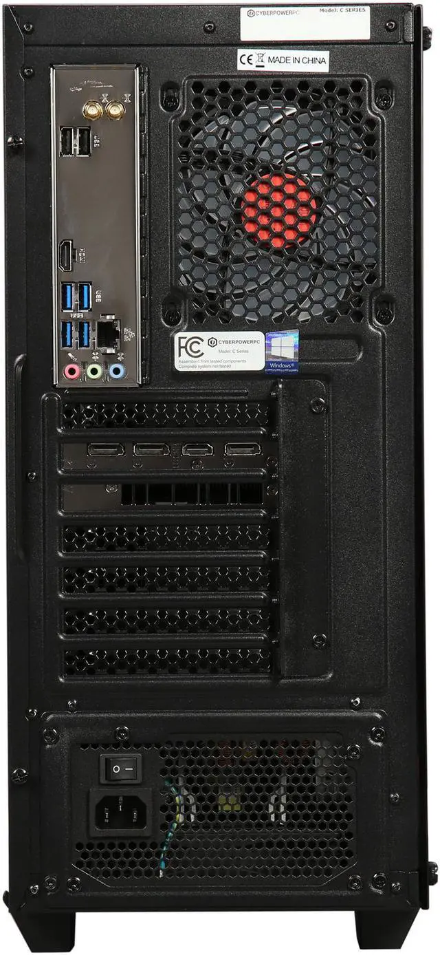 Alt view image 8 of 9 - CYBERPOWERPC Gamer Master (GM3767S) - Gaming Desktop PC - AMD Ryzen 7 3700X (8-Core 3.6 GHz), NVIDIA GeForce RTX 2070 SUPER (8 GB), 16 GB DDR4, 1 TB SSD, AMD B450, Windows 10 Home 64-bit