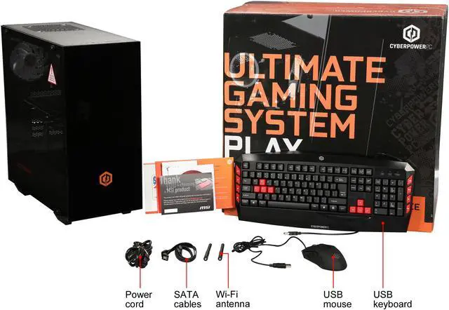 Alt view image 9 of 9 - CYBERPOWERPC Gamer Master (GM3767S) - Gaming Desktop PC - AMD Ryzen 7 3700X (8-Core 3.6 GHz), NVIDIA GeForce RTX 2070 SUPER (8 GB), 16 GB DDR4, 1 TB SSD, AMD B450, Windows 10 Home 64-bit