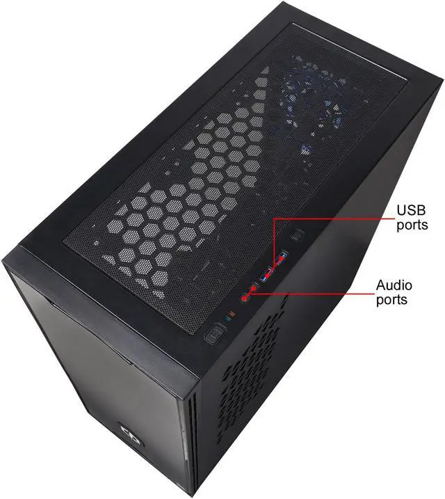 Alt view image 7 of 9 - CYBERPOWERPC - Gaming Desktop PC - Intel Core i7-9700K (8-Core 3.6 GHz), NVIDIA GeForce RTX 2070 SUPER (8 GB), 16 GB DDR4, 500 GB SSD, Intel Z390, Windows 10 Home 64-bit Gamer Xtreme (GX9767S)