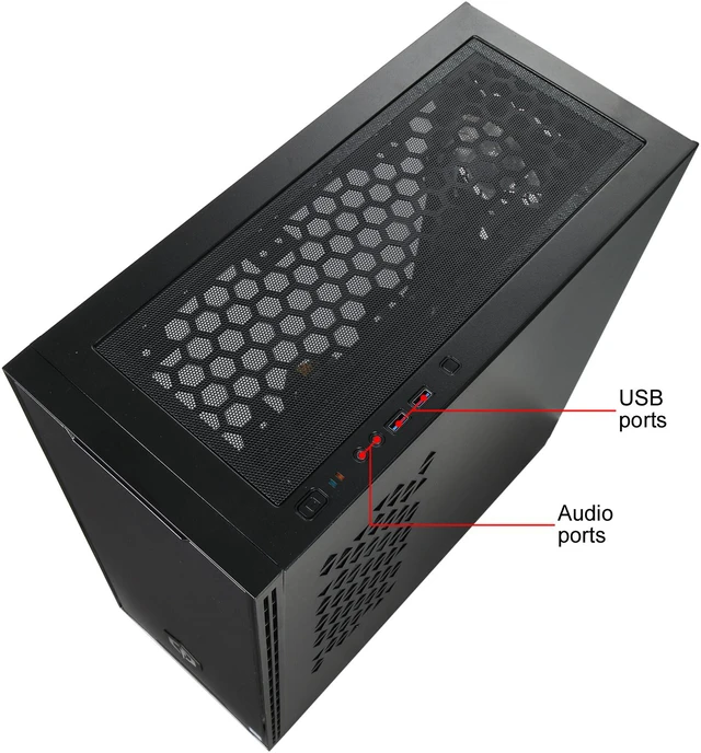 Alt view image 7 of 9 - CyberpowerPC - Gaming Desktop PC - Intel Core i5-9600K (3.70 GHz) AMD Radeon RX 5700 XT 16 GB DDR4 512 GB SSD Windows 10 Home 64-bit Gamer Xtreme 9665XT