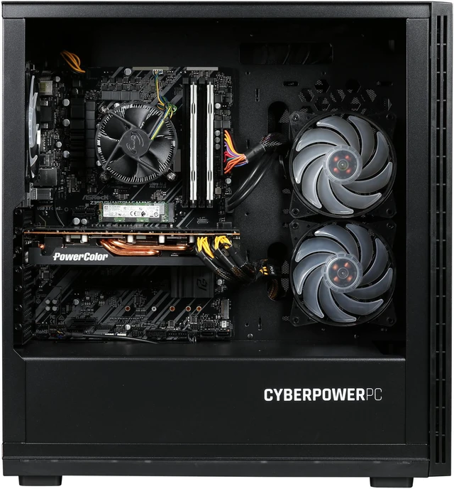 Alt view image 6 of 9 - CyberpowerPC - Gaming Desktop PC - Intel Core i5-9600K (3.70 GHz) AMD Radeon RX 5700 XT 16 GB DDR4 512 GB SSD Windows 10 Home 64-bit Gamer Xtreme 9665XT