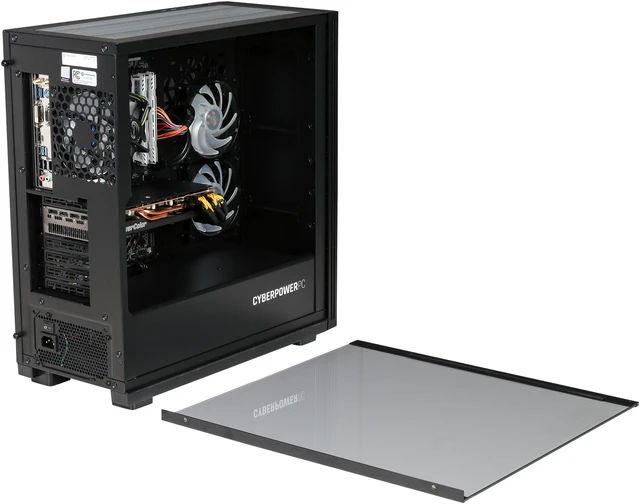 Alt view image 5 of 9 - CyberpowerPC - Gaming Desktop PC - Intel Core i5-9600K (3.70 GHz) AMD Radeon RX 5700 XT 16 GB DDR4 512 GB SSD Windows 10 Home 64-bit Gamer Xtreme 9665XT