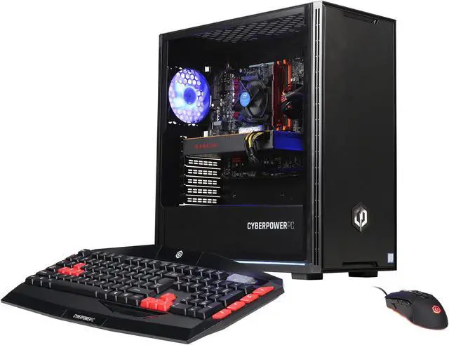 Main image of CyberpowerPC - Gaming Desktop PC - Intel Core i5-9400F (2.90 GHz) AMD Radeon RX 5700 8 GB DDR4 512 GB SSD Windows 10 Home 64-bit Gamer Xtreme 9485R
