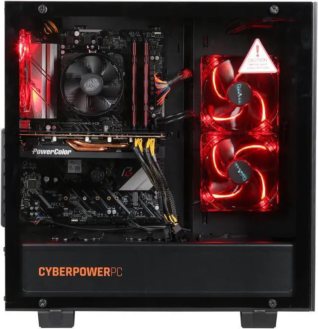 Alt view image 4 of 9 - CyberpowerPC - Gaming Desktop PC - AMD Ryzen 7 3700X (3.60 GHz) AMD Radeon RX 5700 XT 16 GB DDR4 512 GB SSD Windows 10 Home 64-bit Gamer Master 3765XT
