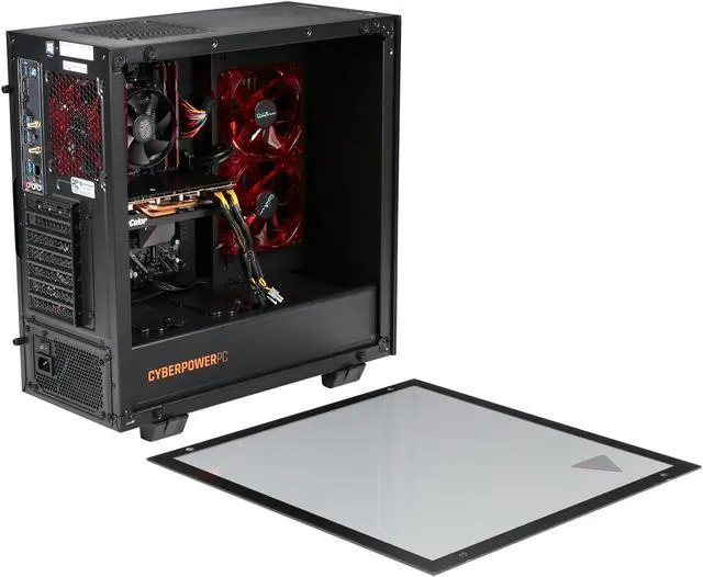Alt view image 5 of 9 - CyberpowerPC - Gaming Desktop PC - AMD Ryzen 7 3700X (3.60 GHz) AMD Radeon RX 5700 XT 16 GB DDR4 512 GB SSD Windows 10 Home 64-bit Gamer Master 3765XT