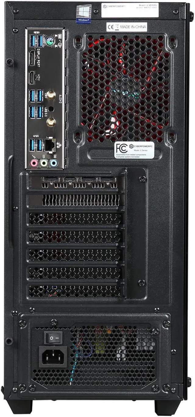 Alt view image 8 of 9 - CyberpowerPC - Gaming Desktop PC - AMD Ryzen 7 3700X (3.60 GHz) AMD Radeon RX 5700 XT 16 GB DDR4 512 GB SSD Windows 10 Home 64-bit Gamer Master 3765XT