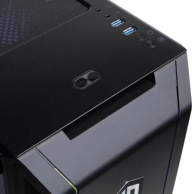 Alt view image 4 of 6 - CYBERPOWERPC Gamer Force ET8830 - Gaming Desktop PC - AMD Ryzen 5 2600 (6-Core 3.4 GHz) AMD Radeon RX 580 (4 GB) 8 GB DDR4 240 GB SSD 2 TB HDD Windows 10 Home 64-bit