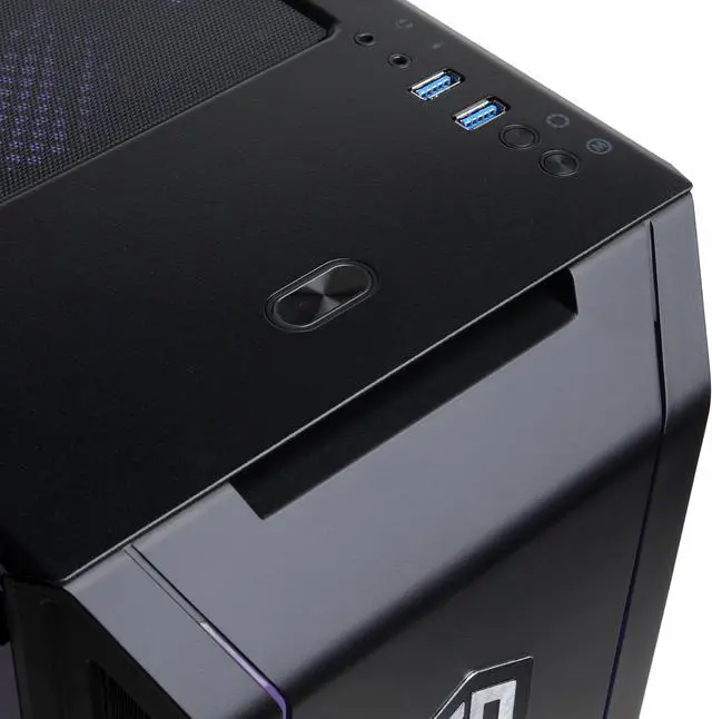Alt view image 4 of 5 - CYBERPOWERPC Gamer Force ET9919 - Gaming Desktop PC - AMD Ryzen 5 1600 (6-Core 3.2 GHz) AMD Radeon RX 580 (4 GB) 8 GB DDR4 480 GB SSD Windows 10 Home 64-bit