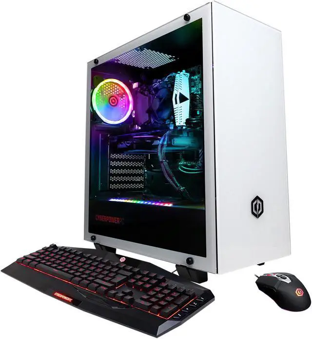 Alt view image 2 of 8 - CyberpowerPC Gaming Desktop Gamer Force ET8832 AMD Ryzen 7 2700X 16GB DDR4 2TB HDD 240GB SSD GeForce RTX 2070 Windows 10 Home 64-bit