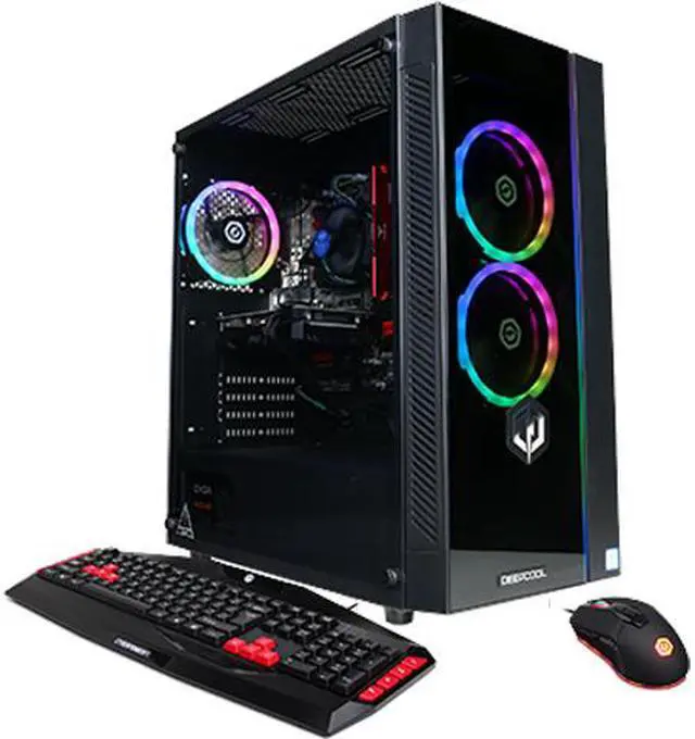 Main image of CyberpowerPC Gaming Desktop Gamer Xtreme 99007 Intel Core i7-9700K 8GB DDR4 1TB HDD 240GB SSD GeForce GTX 1650 SUPER Windows 10 Home 64-bit