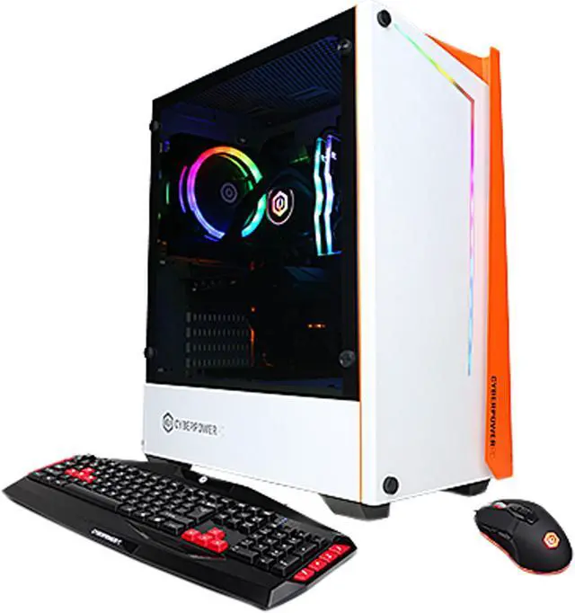 Main image of CyberpowerPC Gaming Desktop Gamer Xtreme 99009 Intel Core i7-9700K 16GB DDR4 2TB HDD 512 GB NVMe SSD GeForce GTX 1660 SUPER Windows 10 Home 64-bit