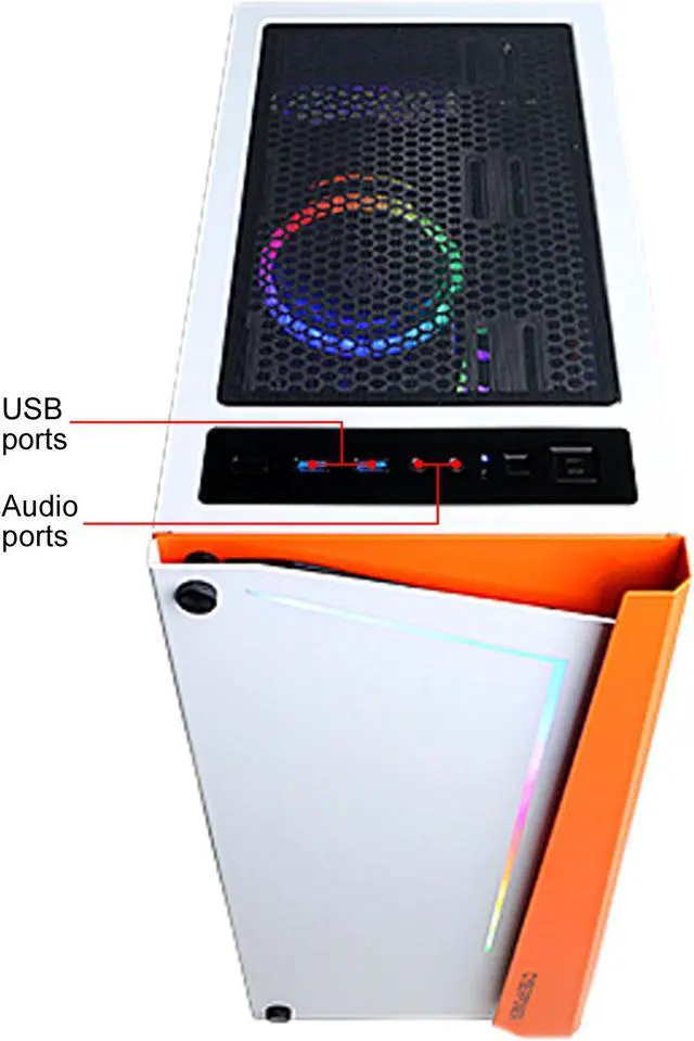 Alt view image 2 of 4 - CyberpowerPC Gaming Desktop Gamer Xtreme 99009 Intel Core i7-9700K 16GB DDR4 2TB HDD 512 GB NVMe SSD GeForce GTX 1660 SUPER Windows 10 Home 64-bit
