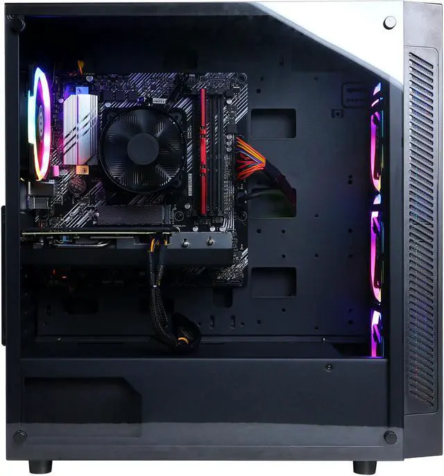 Alt view image 5 of 6 - CyberpowerPC Gaming Desktop Gamer Master GM60070 AMD Ryzen 5 5600X 8GB DDR4 1 TB NVMe M.2 SSD GeForce RTX 3060 Windows 10 Home 64-bit