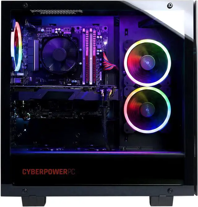 Alt view image 5 of 5 - CyberpowerPC Gaming Desktop Gamer Master GM60700 AMD Ryzen 5 5600X 8GB DDR4 1 TB NVMe SSD GeForce RTX 3060 Windows 11 Home 64-bit