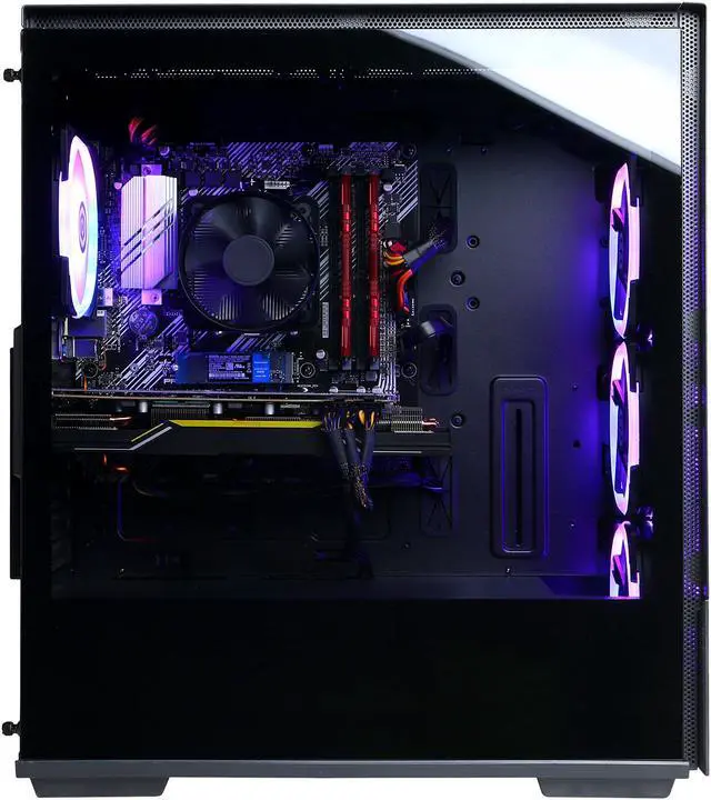 Alt view image 6 of 7 - CyberpowerPC Gaming Desktop Gamer Master GM61100 AMD Ryzen 7 5700G 16GB DDR4 1 TB M.2 NVMe SSD GeForce RTX 3060 Ti Windows 11 Home 64-bit