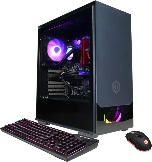 Main image of CyberpowerPC Gaming Desktop Gamer Supreme SLC10760CPGV2 Intel Core i7-12700KF 16GB DDR4 1TB PCIe SSD GeForce RTX 3070 Ti Windows 11 Home 64-bit