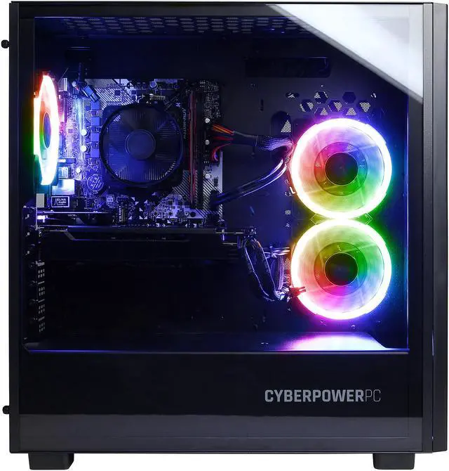Alt view image 6 of 8 - CyberpowerPC Gaming Desktop Gamer Master GMA600V5 4100 (3.80GHz) 8GB DDR4 500GB PCIe SSD AMD Radeon RX 6500 XT Windows 11 Home 64-bit