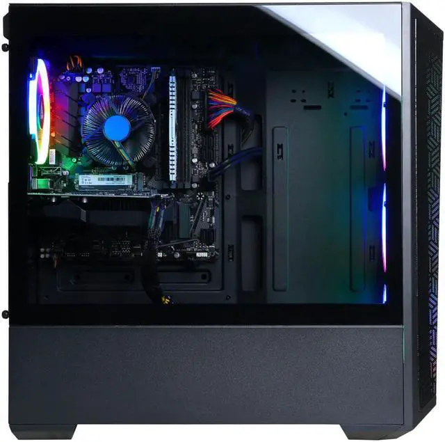 Alt view image 5 of 5 - CyberpowerPC Gamer Xtreme Gaming Desktop GXi11240CPGV7 w/ Intel Core i5-13400F 2.5GHz CPU, 16GB DDR5, NVIDIA GeForce RTX 3050 8GB, 500GB PCI-E Gen4 NVMe SSD,Win 11 Home 64-Bit