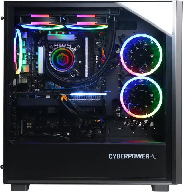 Alt view image 2 of 6 - CyberpowerPC Gaming Desktop Gamer Xtreme GX60360LQ Intel Core i7-13700KF 16GB DDR5 2TB PCIe SSD GeForce RTX 4060 Ti Windows 11 Home 64-bit