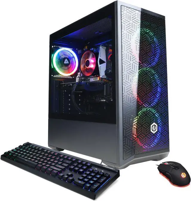 Main image of CyberpowerPC Gaming Desktop Gamer Xtreme GXi11240CPGV11 Intel Core i5-14400F 16GB DDR5 2TB PCIe SSD GeForce RTX 4060 Windows 11 Home 64-bit