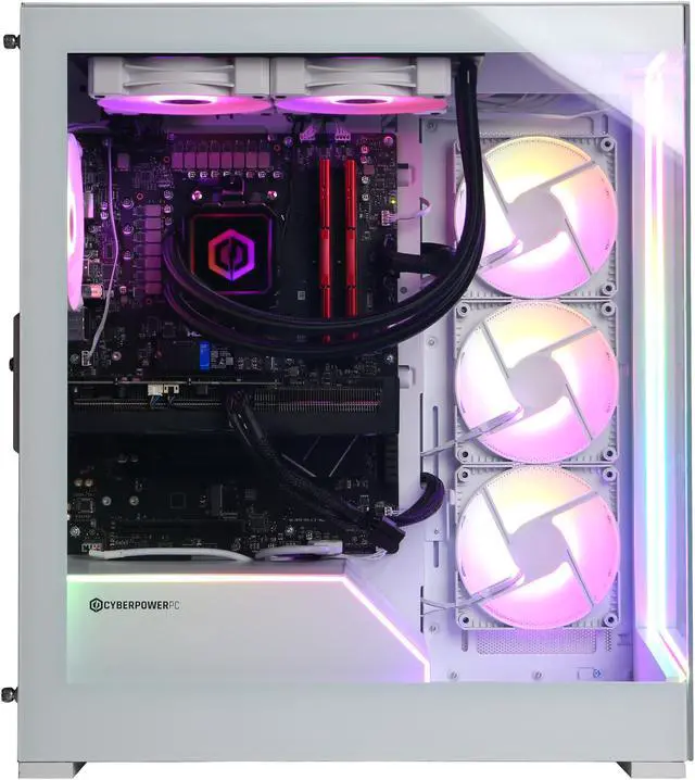 Alt view image 2 of 6 - CyberpowerPC Gaming Desktop PC SLC10200CPGV16 Intel Core Ultra 9 285K 32GB DDR5 1TB PCIe SSD GeForce RTX 4070 SUPER Windows 11 Home