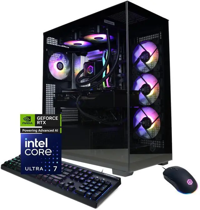 Main image of CyberPowerPC Gamer Supreme Liquid Cool GXL70160 - Intel Core Ultra 7 265KF 3.9GHz CPU, 32GB DDR5, NVIDIA GeForce RTX 5080 16GB, 2TB PCIe 4.0 NVMe SSD & Win 11 Home