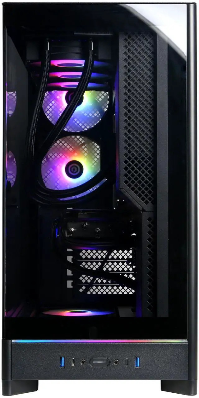 Alt view image 2 of 6 - CyberPowerPC Gamer Supreme Liquid Cool GML70210 - AMD Ryzen 9 9950X 4.3GHz CPU, 64GB DDR5, NVIDIA GeForce RTX 5090 32GB, 4TB PCIe 4.0 NVMe SSD & Win 11 Home