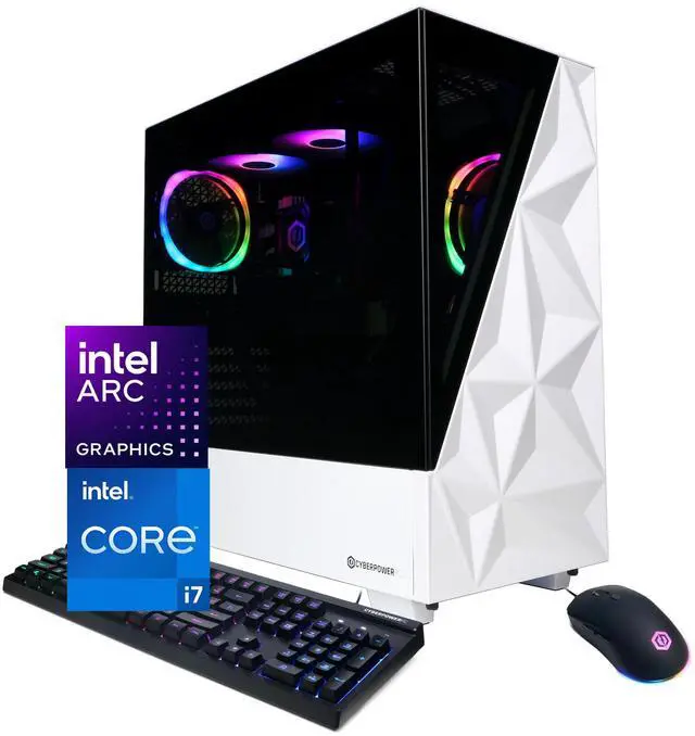 Main image of CyberPowerPC Gamer Supreme Liquid Cool GXL70030 - Intel Core i7-14700F 2.1GHz CPU, 32GB DDR5, Intel Arc B580 12GB, 2TB PCIe 4.0 NVMe SSD & Win 11 Home